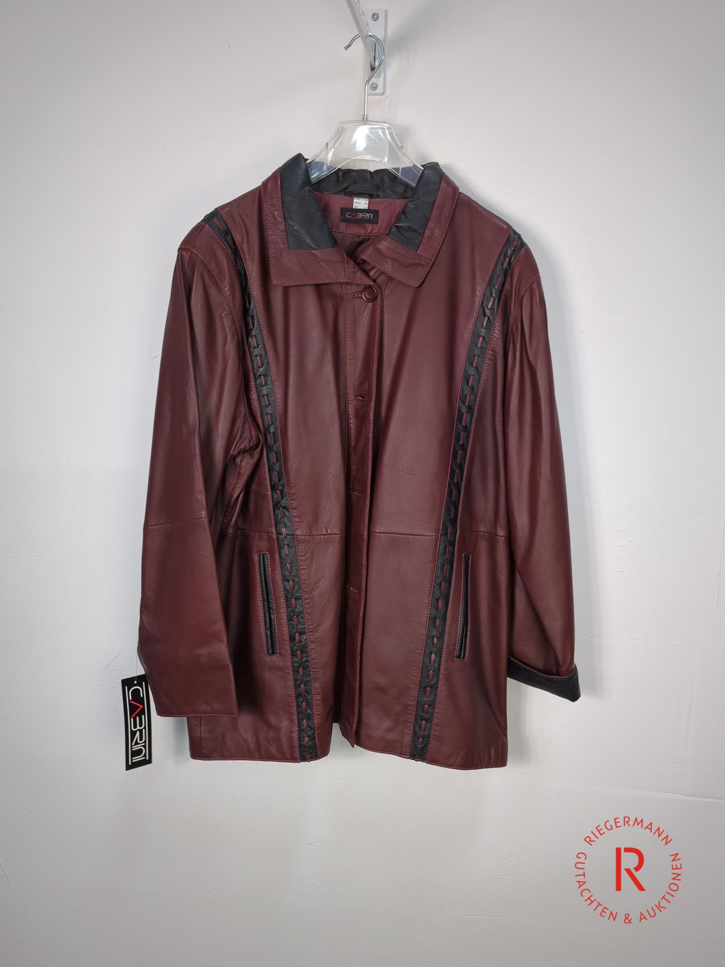 DAMEN LEDERJACKE GRÖSSE 50
